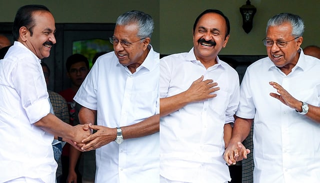 கேரளாவில் எதிரொலிக்கும்… நம்ம முதல்வர் விஜய்யின் அரசியல் நாகரீகம்! “மேடையில் மோதல்.. நேரில் வாழ்த்து!”  – அரசியல் களம் கண்டிராத அரிய காட்சி..!!