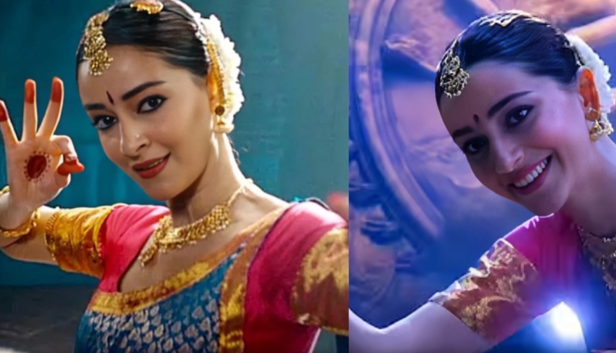 கண்ணுல ரத்தம் வருது..! ஷூட்டிங்கின் போது நிலநடுக்கம் வந்துட்டா.. ரோபோட் போல பரதநாட்டியம் ஆடிய நடிகை அனன்யா பாண்டே… வறுத்தெடுக்கும் நெட்டிசன்ஸ்…!!!