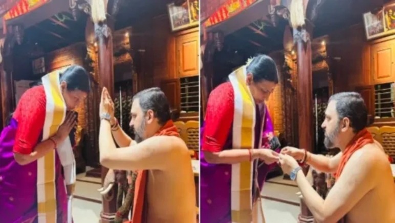“சனாதனம் Vs கோயில் வழிபாடு”… துர்கா ஸ்டாலின் சிறப்பு பூஜை… அனல் பறக்கும் அரசியல் விவாதம்.. வைரல் போட்டோஸ்…!!