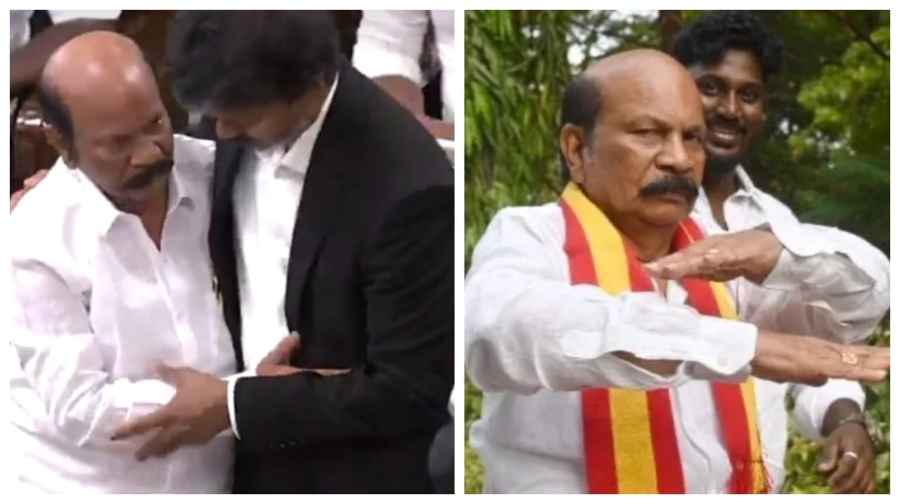 TVK மீது அதிருப்தி…! அமைச்சர் சீட் தராததால் அப்செட்டில் வி.எஸ் பாபு..? புயலைக் கிளப்பிய செய்திக்கு முதல்வரை கட்டிப்பிடித்து முற்றுப்புள்ளி வைத்த கொளத்தூர் எம்எல்ஏ..!!