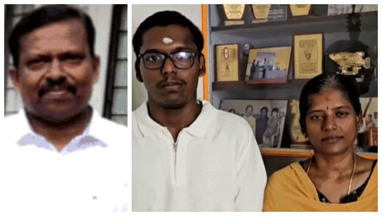 தமிழ் பொதுத்தேர்வில் தந்தை திடீர் மரணம்…! “நெஞ்சை கல்லாக்கி கொண்டு தேர்வெழுதிய மகன்”.. 600-582 மதிப்பெண்கள் எடுத்து அசத்தல்…!!
