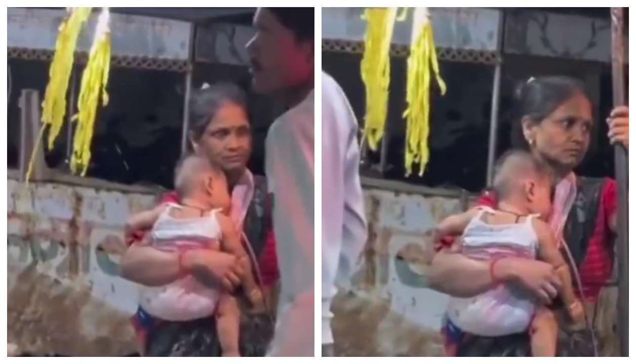 “கடவுள் எல்லா இடத்துலயும் இருக்க முடியாது.. அதான் அம்மாவை படைச்சான்!” ஒரு கையில வேலை, ஒரு கையில குழந்தை.. நெஞ்சை உருக்கும் வைரல் வீடியோ..!!
