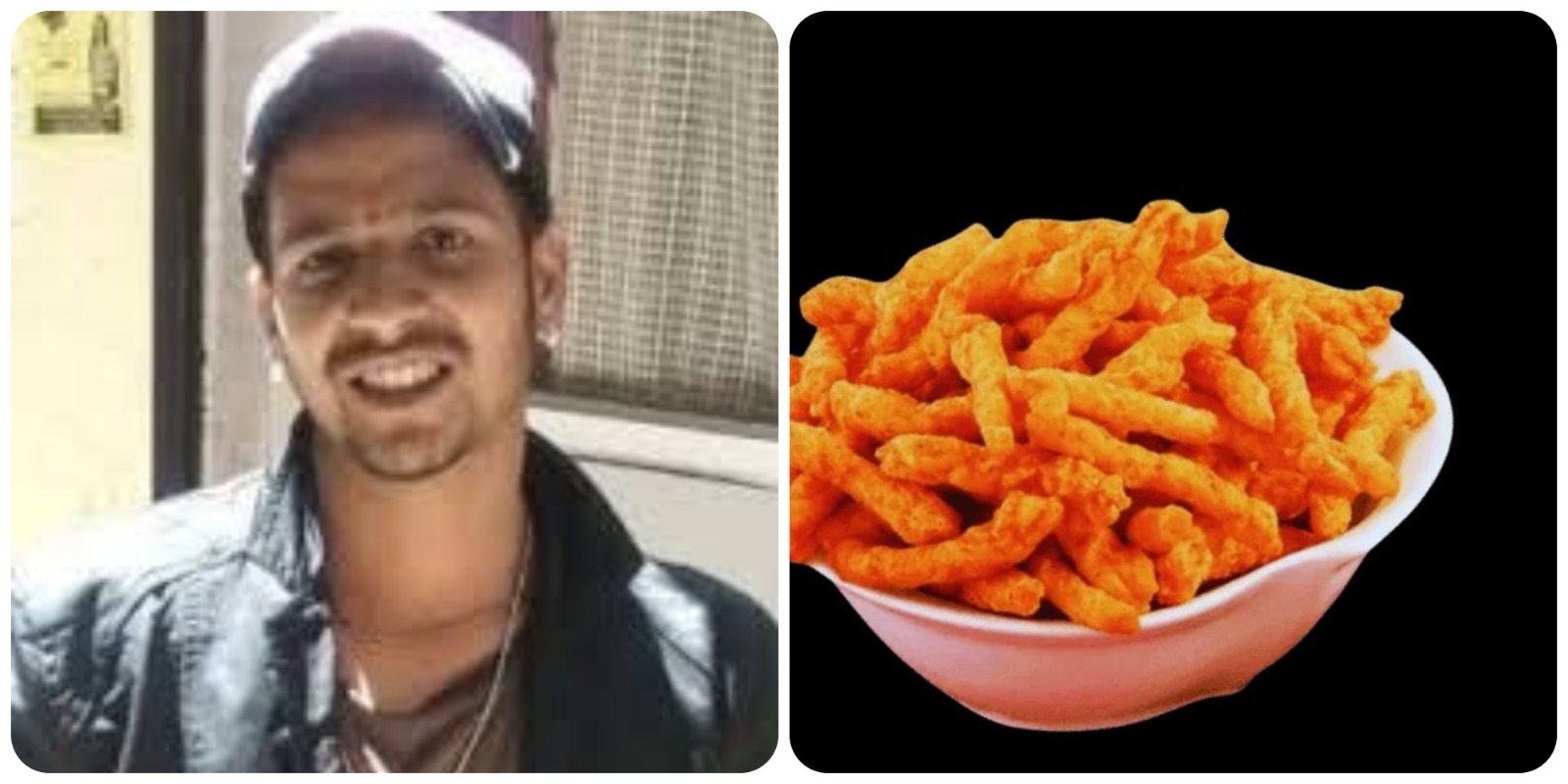 “உஷார்!… குருக்குரே சாப்பிட்ட போது நேர்ந்த கொடூரம்!”… மூச்சுக்குழாயில் சிக்கிய துண்டு.. 28 வயது வாலிபர் பரிதாப மரணம்…!!!!!