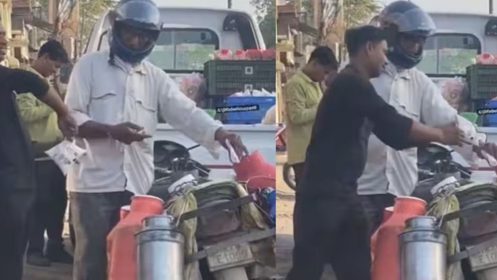 பால் பாக்கெட் வேண்டாம் தான் பண்ணையில் வாங்குறாங்க..! அப்ப கூட தூய்மையான பசும்பால்னு சொல்லிட்டு இப்படி பண்றிங்களே… உண்மையை வெளிச்சம் போட்டு காட்டிய வீடியோ..!