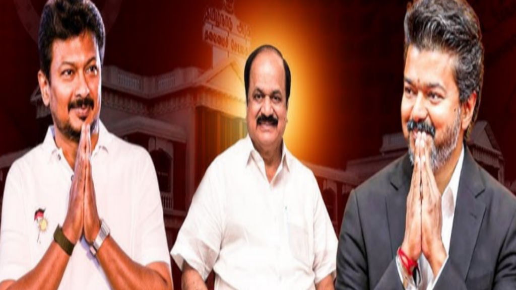 சபாநாயகரை அமர வைத்துவிட்டு விஜய்க்கு உதயநிதி செய்த ‘அந்த’ காரியம்! – விஜய் கொடுத்த ரியாக்‌ஷன்! – சுவாரஸ்ய சம்பவம்..!!