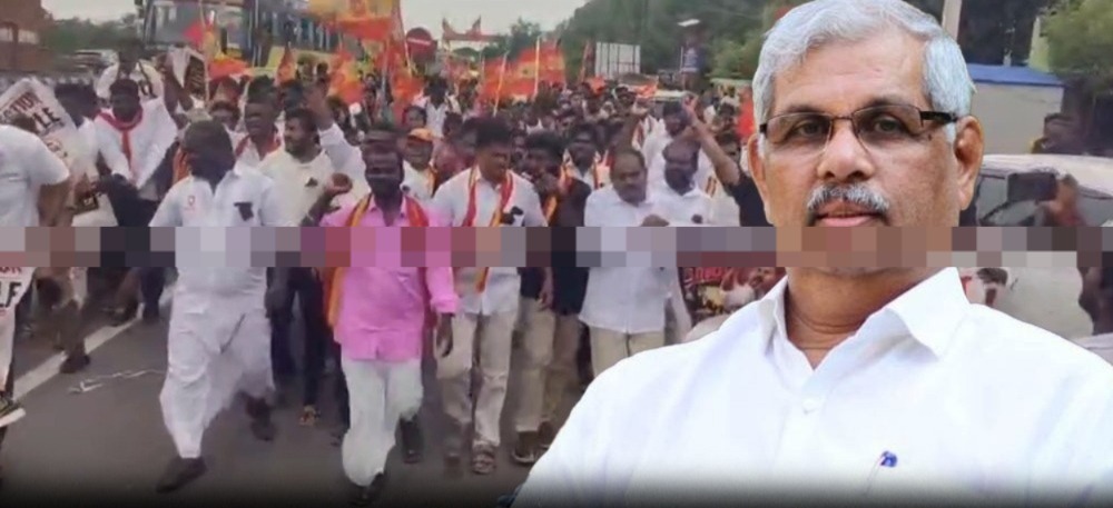 “ஆளுநருக்கு எதிராக வெடித்த போராட்டம்!”.. கடலூர் தவெகவினர் சாலை மறியல்.. ஸ்தம்பித்த போக்குவரத்து…!!!!