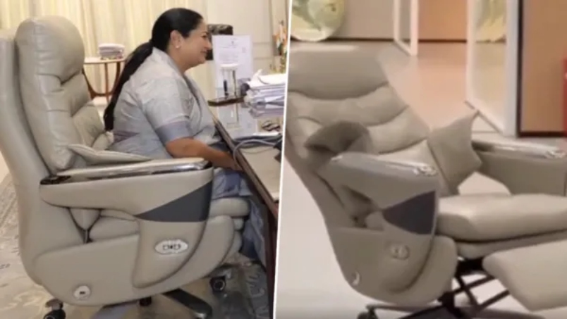 “ஒரு நாற்காலி விலை இத்தனை ஆயிரமா?”.. டெல்லி முதல்வர் ரேகா குப்தாவின் சொகுசு சேரால் வெடித்த அரசியல் சர்ச்சை…!!!!