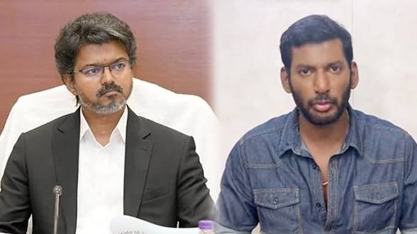 “விஜய் ஆட்சியில் விஷால் வைத்த 3 அதிரடி கோரிக்கைகள்.. புது அமைச்சரை பார்த்து கவலைப்பட்டது ஏன்? கோலிவுட்டில் நடப்பது என்ன?!”