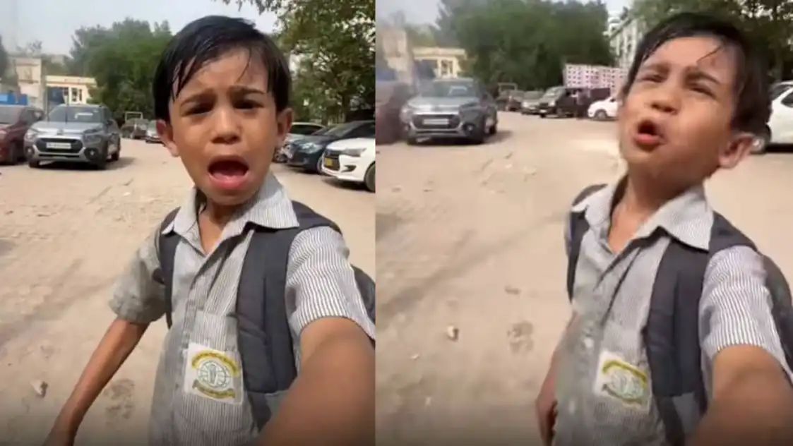 “வியர்க்க விறுவிறுக்க வந்து நின்ன ‘குட்டி’ தலைவர்.. ‘வெயில் தாங்க முடியல.. வீட்ல தான் இருக்கணும்’ – இவனோட கோரிக்கை நியாயமா இல்லையா? இணையத்தை அதிரவிடும் வருங்கால பிரதமர்..!!