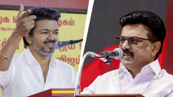 ​“கிளீன் பாலிடிக்ஸ்னு சொல்லிட்டு டர்டி பாலிடிக்ஸ் பண்றீங்களா?” விஜயை வறுத்தெடுத்த மு.க.ஸ்டாலின்…. பரபரக்கும் அரசியல்….!!