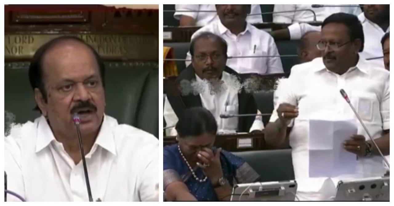 “8-முறை CM விஜய்க்கு பிறந்தநாள் வாழ்த்து சொன்ன எம்எல்ஏ காமராஜ்”… பேச பேச குறுக்கிட்ட சபாநாயகர்… சிரிப்பலையில் மூழ்கிய அவை… வீடியோ வைரல்..!