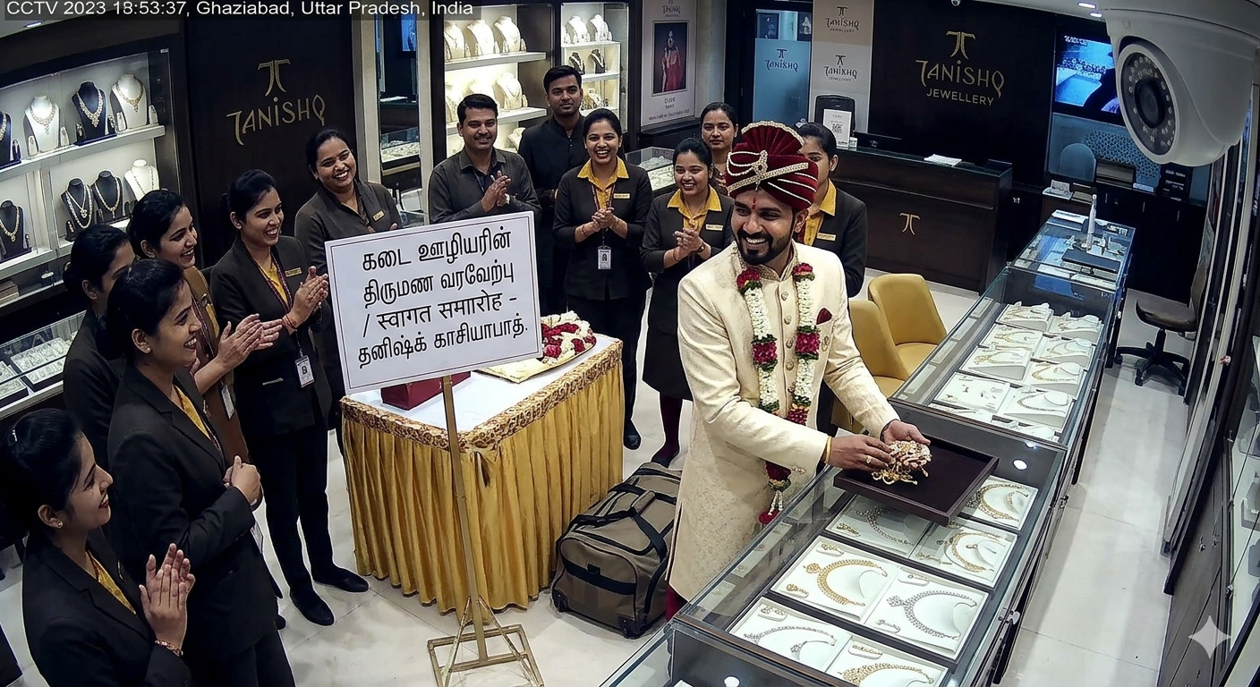 ​”கடைக்குள்ளேயே கல்யாண வரவேற்பு…. அப்புறம் ரூ.4 கோடி கொள்ளை” சினிமா பாணியில் ஊழியர் போட்ட ஸ்கெட்ச்….!!