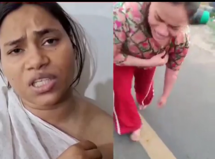 “கொதிக்க கொதிக்க சுடு தண்ணீர்”.. உடம்பெல்லாம் கொட்டிட்டு.. போலீசார் தள்ளியதால் நடுரோட்டில் இளம்பெண்ணுக்கு நேர்ந்த பயங்கரம்.. பரபரப்பு வீடியோ..!!