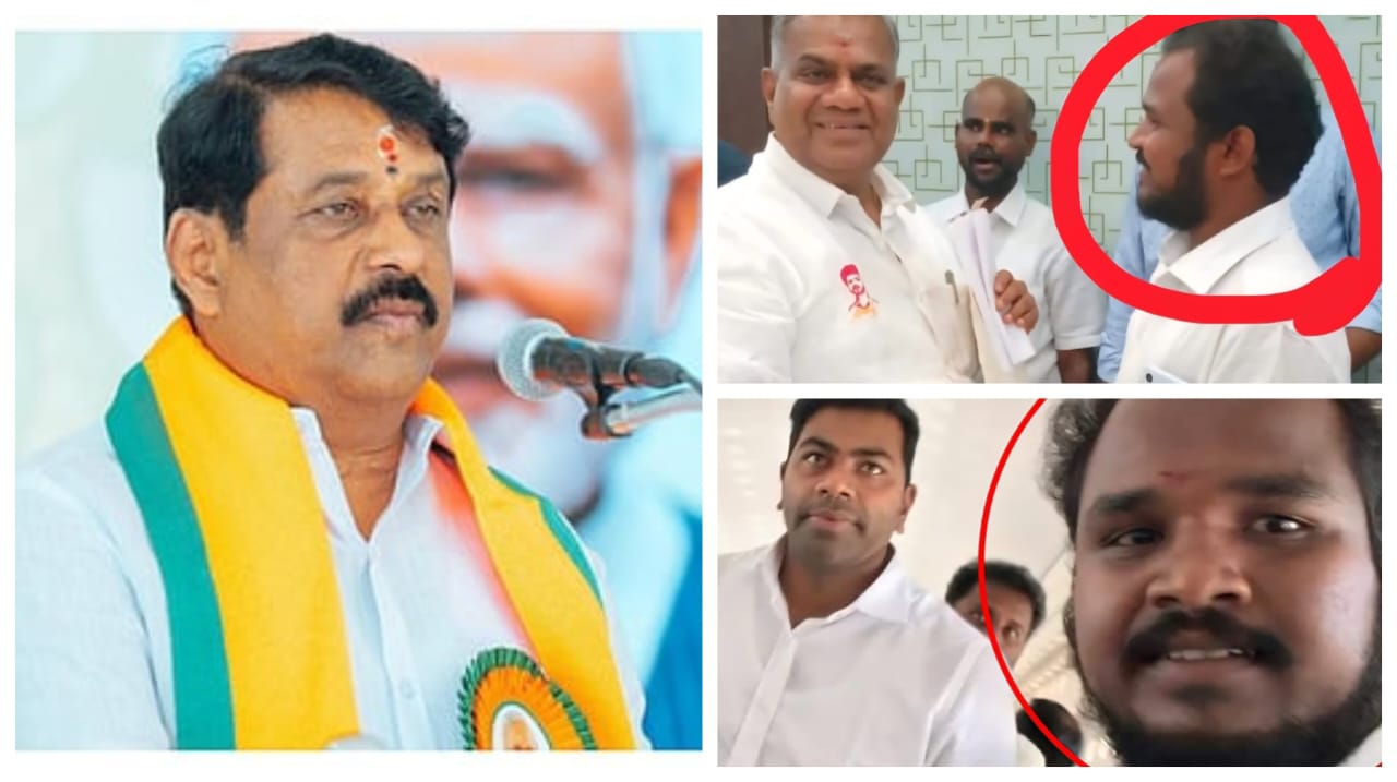 பஸ் ஸ்டாண்டில் அதுவும் பட்ட பகலில்…! “பெண்ணிடம் அத்து மீறிய தவெக நிர்வாகி”.. முதல்ல உங்க கட்சியினருக்கு ஒழுக்கத்தை கற்றுக் கொடுங்க… CM விஜயை சாடிய பாஜக தலைவர்…!!