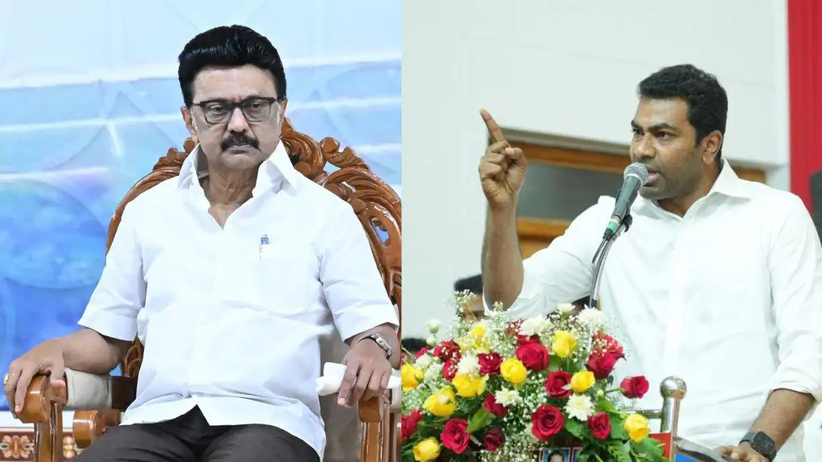 “அன்னைக்கு வெள்ளி நாற்காலியில உட்கார்ந்தவங்க.. இந்நேரம் மட்டும் ஜெயிச்சிருந்தா”..  இன்னும் ஒரு வெற்றி விழா கூட பண்ணல.. எங்களுக்குக் கொண்டாடக்கூட நேரமில்ல..  திமுகவை வறுத்தெடுத்த அமைச்சர் ஆதவ் அர்ஜுனா..!!