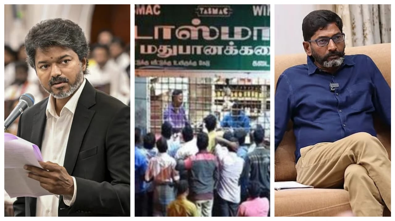 உதயநிதி, ரக்ஷித் ஆசி பெற்ற அதே நிறுவனங்கள்…! “அரசுக்கு வேற யாருமே கிடைக்கலையா”..? டாஸ்மாக்கில் ரூ‌.1200 கோடி கூடுதல் வருமானம்… சவுக்கு சங்கர் பரபரப்பு பதிவு..!!