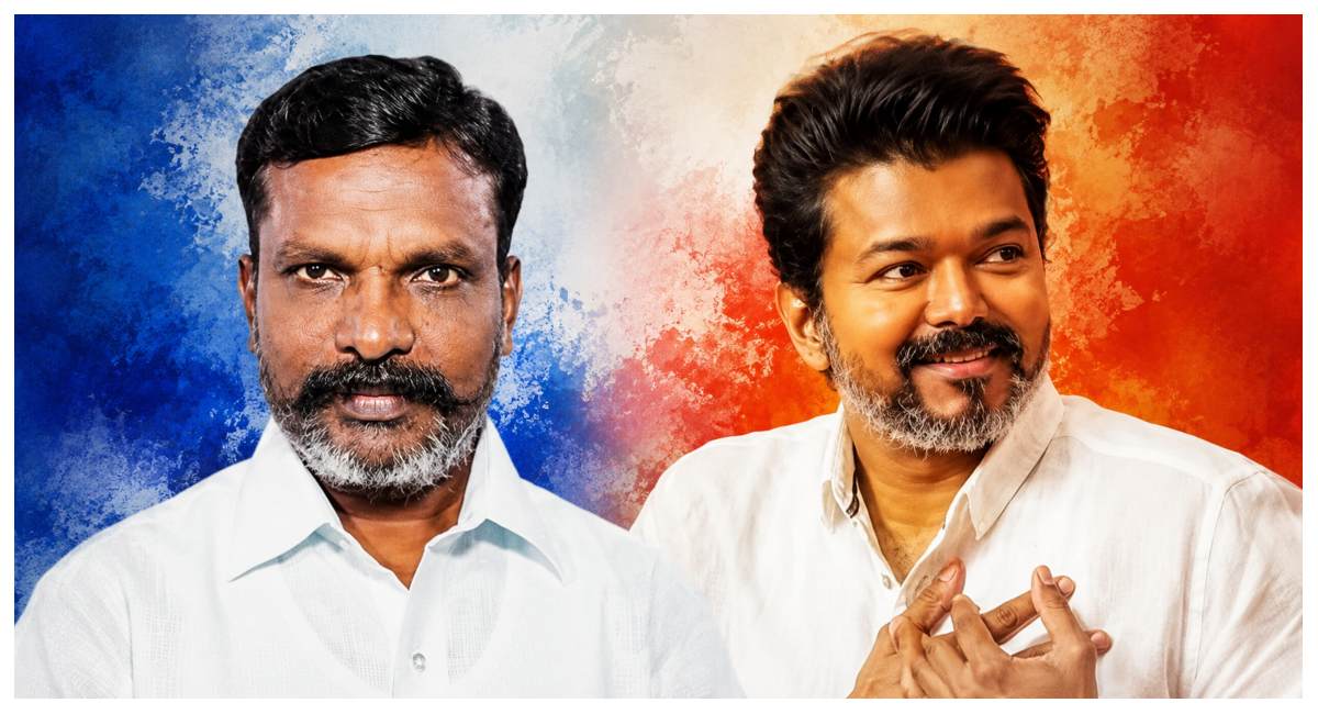 திருச்சி கிழக்கில் போட்டி…! தவெக அரசில் அமைச்சர் பதவியா..? உண்மையை போட்டுடைத்த திருமா… எல்லாம் விஜயின் விருப்பத்துக்காக தானாம்…!!!