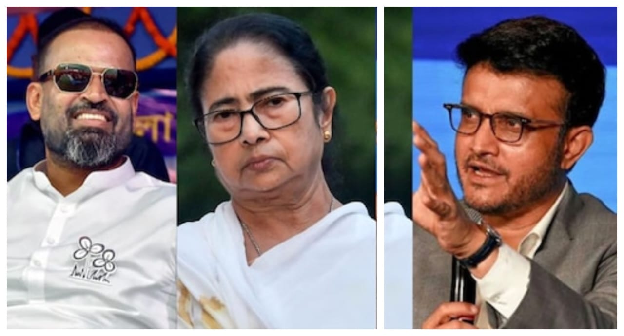 தேசிய அரசியலில் என்ட்ரி கொடுக்கும் மம்தா… “யூசுப் பதானின் பதவிக்கு வேட்டு”… தூது போன கங்குலி…? மேற்கு வங்கத்தில் புயலைக் கிளப்பிய செய்தி… தெரிந்தது உண்மை..!!