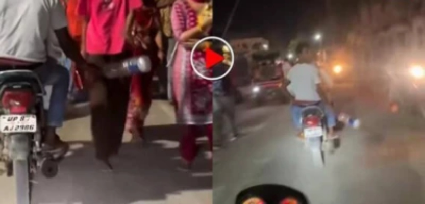 “ஹீரோனு நெனப்போ?”… ரோட்டில் சென்ற பெண்களிடம் சில்மிஷம் செய்த வாலிபர்.. வைரலாகும் பகீர் வீடியோ..!!!