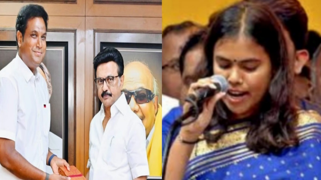 “ஆந்திராவுக்குப் போயிடுச்சுன்னு சும்மா வெளியில பேசாதீங்க, தைரியம் இருந்தா சபை உள்ள வந்து கேளுங்க”.. என்கிட்ட எல்லா  ஆதாரமும் இருக்கு.. டி.ஆர்.பி. ராஜாவுக்கு அமைச்சர் கீர்த்தனா கொடுத்த  பதிலடி..!!