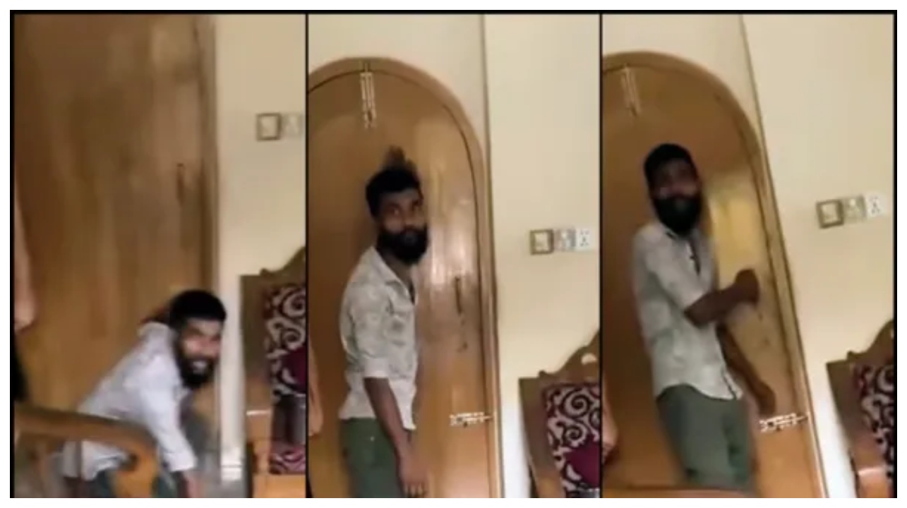 பெண் போட்ட ஒரு சத்தத்தில் திருடன் நிலைதடுமாறி ஓட்டம்… திருடா வந்தவனுக்கு இப்படி ஒரு கதியா?… இணையத்தை அதிரவைக்கும் ‘அல்டிமேட்’ ரியாக்‌ஷன் வீடியோ…!!!