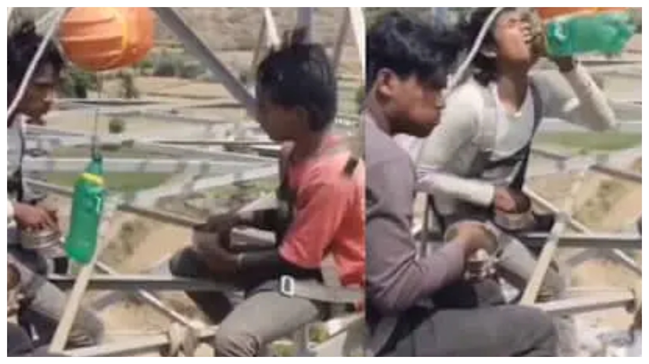 “தலைசுற்றும் உயரம்.. தத்தளிக்கும் உயிர்”… மரண விளிம்பில் நின்று ‘ரொட்டி’ தேடும் தொழிலாளர்கள் – இணையத்தை உலுக்கிய வைரல் வீடியோ…!!!