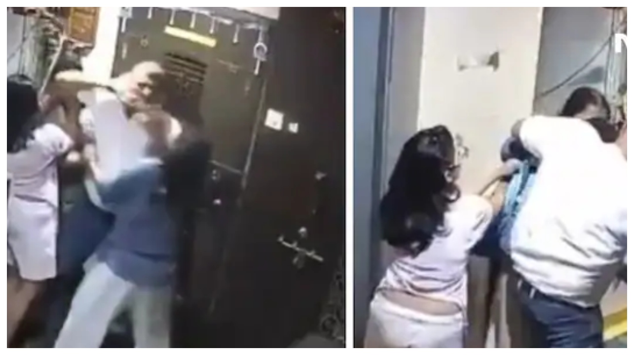 “எச்சில் துப்புவியா?”.. அடுக்குமாடி குடியிருப்பில் வெடித்த மோதல்.. தம்பதிக்கு விழுந்த சராமரி கத்திக்குத்து.. பகீர் சிசிடிவி காட்சி…!!!