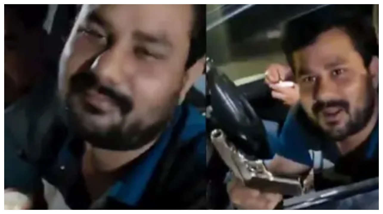 பகீர் வீடியோ! “இந்தாடா சுட்டுத் தள்ளு..” ஐஸ்கிரீம் காரரிடம் துப்பாக்கியை நீட்டிய ஆசாமி… உறைந்து போன நெட்டிசன்கள்.. அதிரடி விசாரணை..!!!