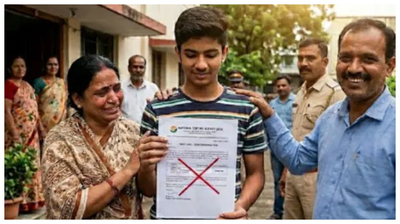 “என் பையன் வாழ்க்கை அவ்வளவுதானா?”.. 24 மணிநேர கெடு.. கையில் பாஸ்போர்ட் இல்லை… நீட் மாணவருக்கு நேர்ந்த ‘விபரீத’ ஹால் டிக்கெட்… கடைசி நேரத்தில் குதித்த அதிகாரிகள்..!!!
