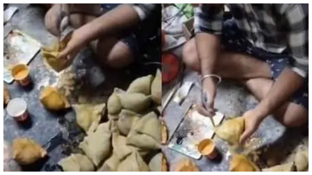 ஐயோ கொடுமையே.. சமோசாவில் இப்படி ஒரு வில்லங்கமா?.. வைரல் வீடியோவால் கதறித் துடிக்கும் சமோசா பிரியர்கள்.. நெட்டிசன்கள் கொந்தளிப்பு..!!