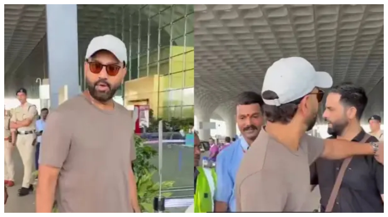 ஏர்போர்ட்டில் செக்யூரிட்டியை ஓரம் தள்ளிவிட்டு ரோஹித் சர்மா செய்த தரமான செய்கை.. அடுத்த சில நிமிடங்களில் ஏர்போர்ட் ரூமுக்குள் நடந்த செம ட்விஸ்ட்..!!!