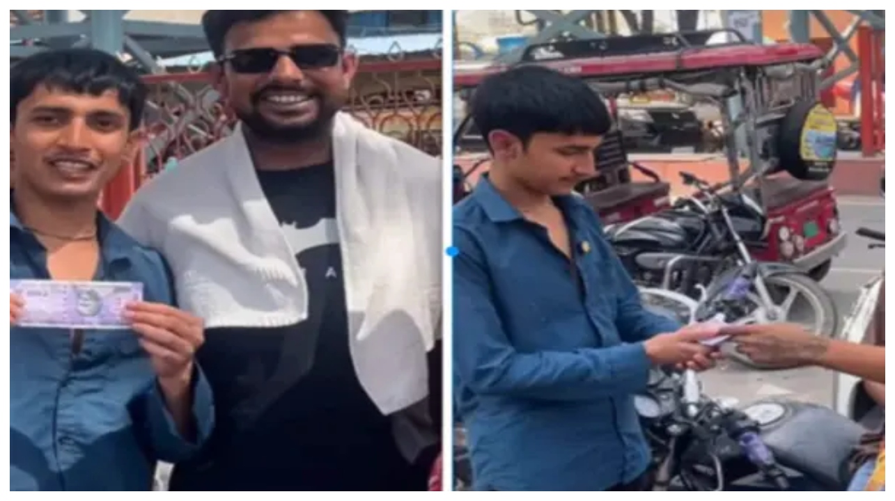 “அடக்கொடுமையே.. தெருவில் பிச்சை எடுத்த வாலிபர்.. 4 மணி நேர கலெக்ஷனை பார்த்து ஆடிப்போன நெட்டிசன்கள்… வெளிவந்த பகீர் உண்மை..!!!