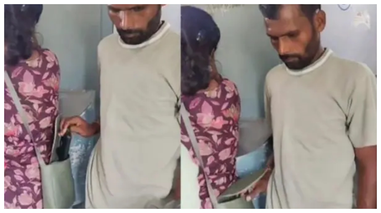 “என்னடா இது உலக மகா உருட்டலா இருக்கு”.. ஓடும் ரயிலில் போன் திருடப்போய் திருடன் செய்த மகா மட்டமான தவறு… வீடியோவில் சிக்கிய பகீர் காட்சி..!!!