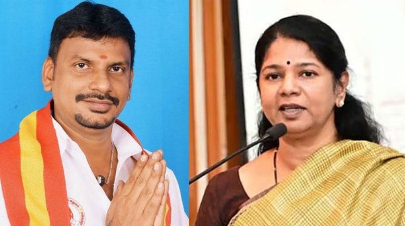 “மக்களுக்கு அட்வைஸா!.. முதல்ல உங்க கட்சி ஆளுகளுக்கு சொல்லுங்க!”… தவெக நிர்வாகியின் அநாகரிக செயலால் கொதித்தெழுந்த கனிமொழி.. தமிழக அரசியலில் வெடித்த புதிய மோதல்..!!