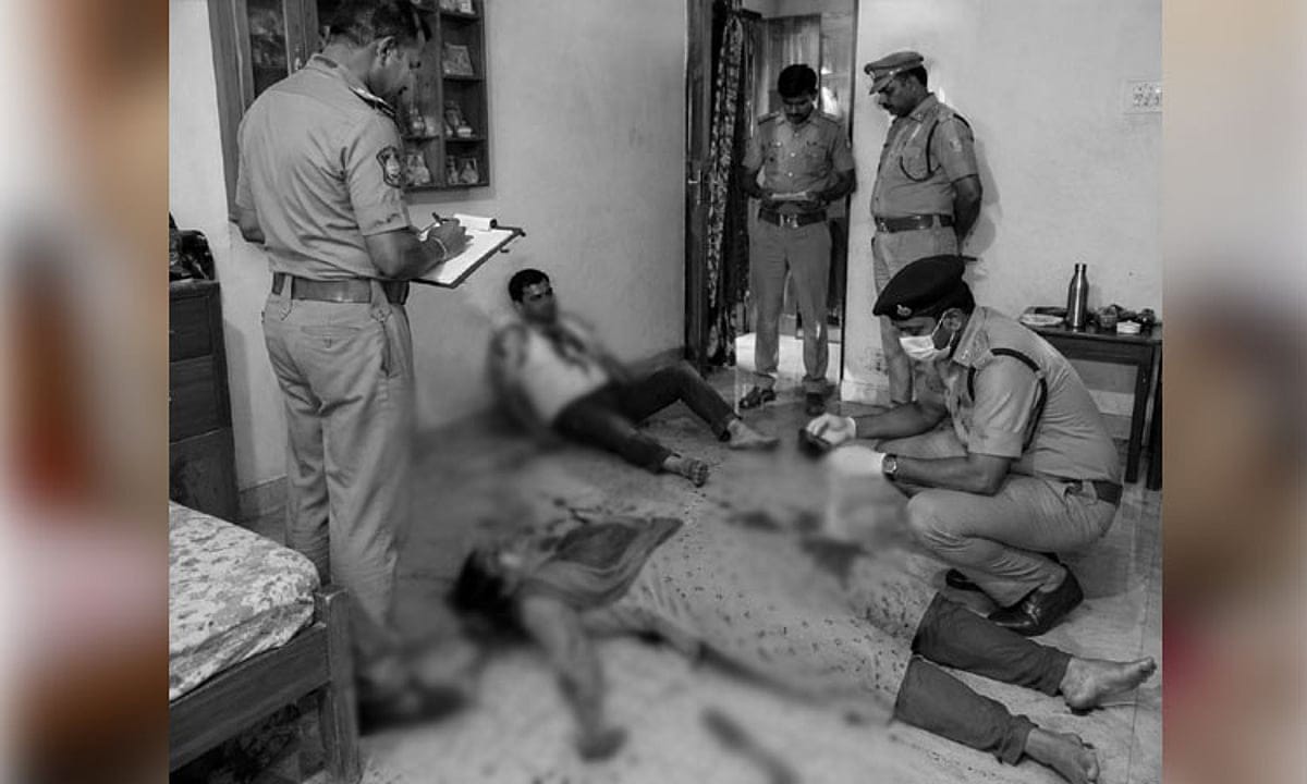 நள்ளிரவு நேரம்..! ரூமுக்குள் அந்த ஒரு விஷயத்துக்காக கணவன் மனைவிக்கு இடையே வெடித்த மோதல்… பிணமான பெண்.. ரத்த வெள்ளத்தில் கணவன்.. படு பயங்கரம்..!!