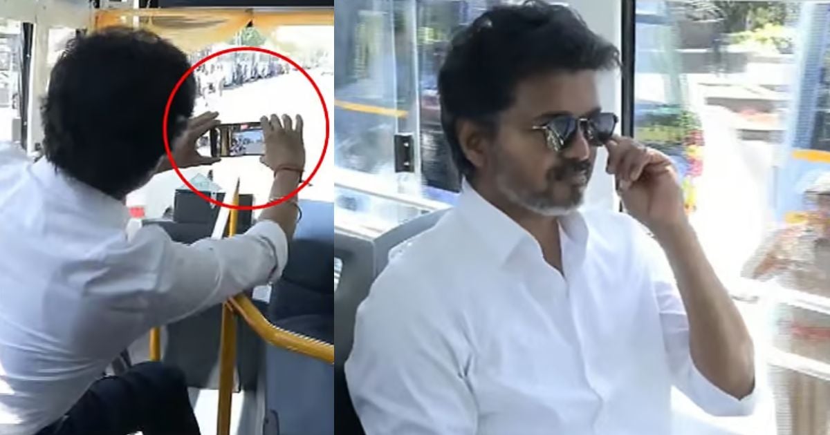 “அடடே.. நம்ம முதலமைச்சரே வீடியோ எடுக்குறாரே!”…. புதிய பேருந்தில் ஏறி இன்ப அதிர்ச்சி கொடுத்த முதல்வர்…. இணையத்தைக் கலக்கும்  வைரல் வீடியோ….!!