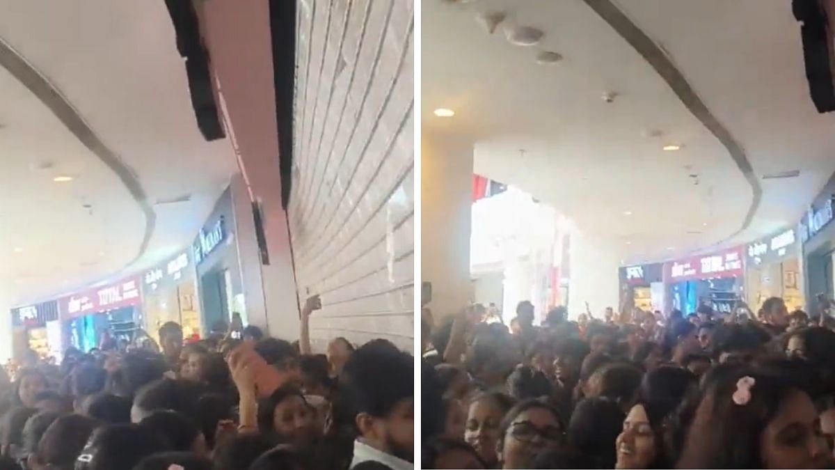 “வெறும் 1 ரூபாய்க்கு ஆடை…. நள்ளிரவிலேயே குவிந்த  கூட்டம்”கடையை திறக்கவே பயந்த ஊழியர்கள்…. வைரலாகும் ஷாக்கிங் வீடியோ….!!