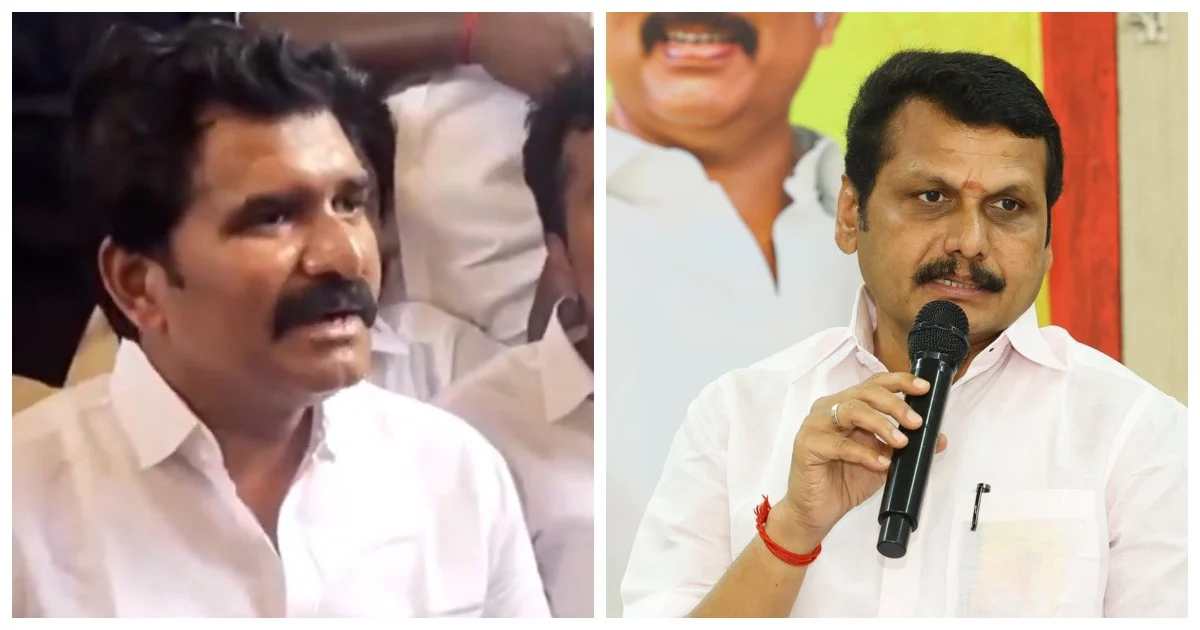 “திமுகவோட மறைமுக முகமாவே பாஜக செயல்படுது, பின்னாடி இருந்து திமுகவை இயக்குறதே அவங்கதான்!” செந்தில்பாலாஜி ஃபைல்ல கையெழுத்துப் போடாம ஆளுநர் ஏன்இன்னும் தேக்கி வச்சிருக்காரு? – அமைச்சர் சி.டி.ஆர். நிர்மல் குமார் பேட்டி..!!