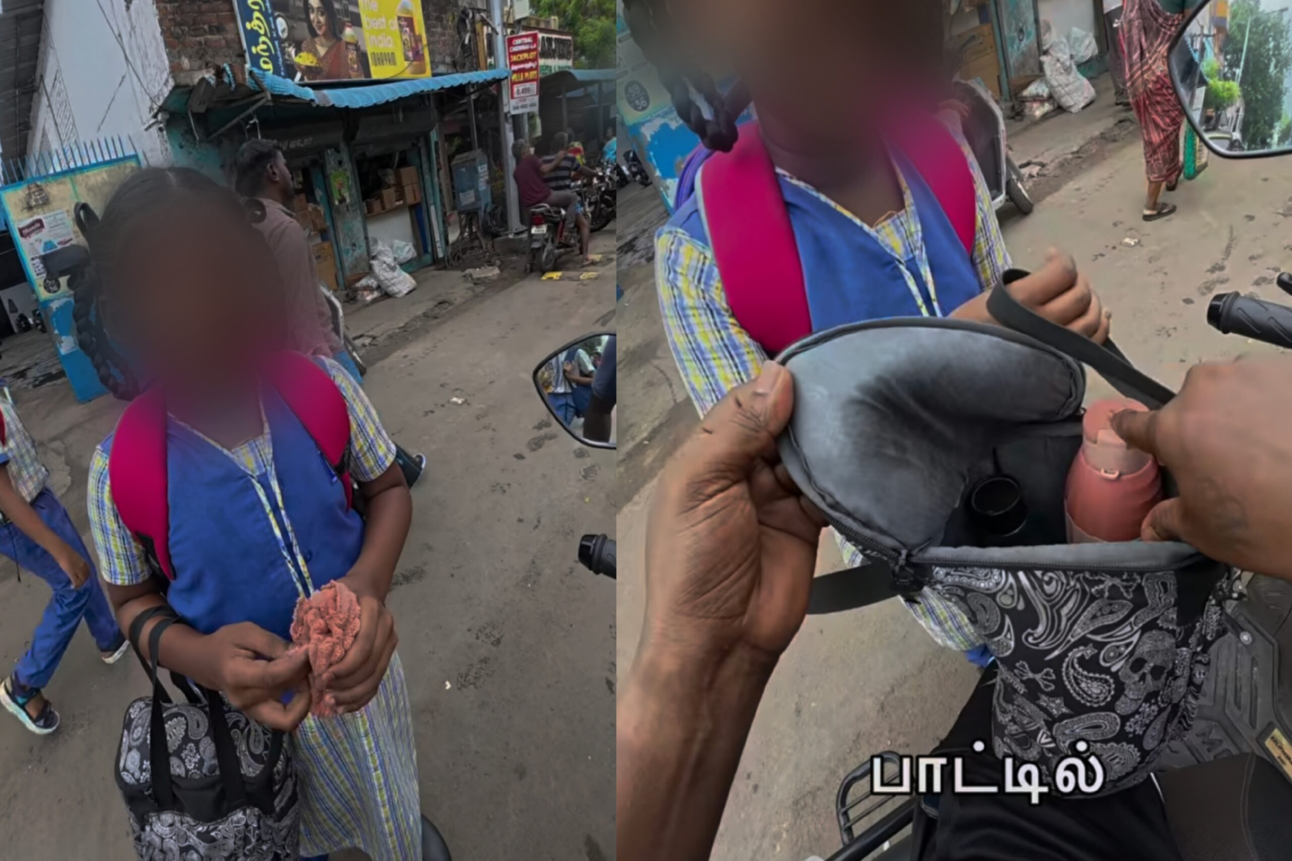 “டீச்சர்ஸ்க்கு மட்டும்தான்…. எங்களுக்கு கிடையாது” தவித்த வாய்க்கு தண்ணீர் கொடுக்காத ஸ்கூல்…. வைரலாகும் அதிர்ச்சி வீடியோ….!!