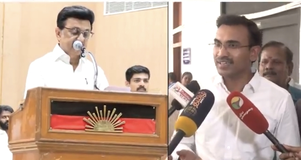 ​”நாங்க எப்பவுமே ரெடி…. திமுக தயாரா இருக்கா?” ஓப்பனாக சவால் விட்ட தவெக அமைச்சர் அருண்ராஜ்…. தமிழக அரசியலில் திடீர் பரபரப்பு….!!