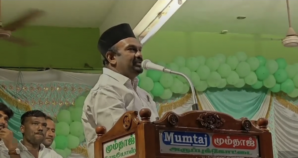 “நம்மள பின்னாடி நிக்க வச்சு ஏமாத்திட்டாங்க” 50 வருஷத்துக்கு நோ திமுக…. அமைச்சர் ஷாஜகான் அதிரடி….!!