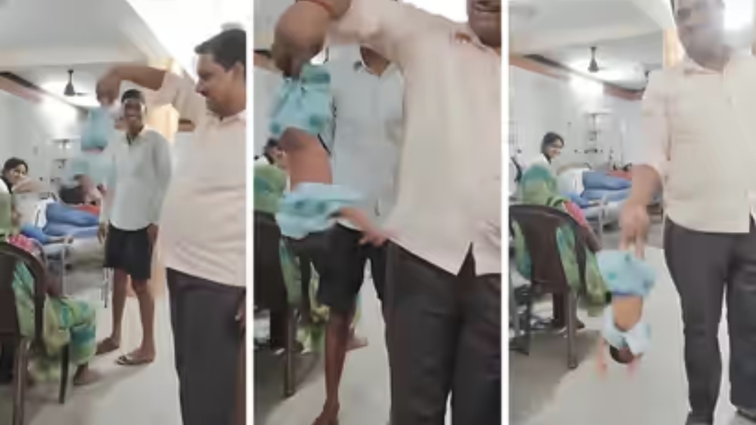 “மனுஷனாடா இவன்…. கொஞ்சம் கூட இரக்கமே இல்லையா?” பிறந்த குழந்தையை தலைகீழாக பிடித்து ஊஞ்சல் ஆட்டிய கொடூரன்…. நெட்டிசன்கள் கடும் கொந்தளிப்பு….!!