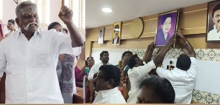 “திரிஷா படத்தை வச்சே ஆகணும்” ஆட்சி மாற்றத்துக்கு அவங்கதான் காரணமா….? மாமன்ற கூட்டத்தில் கவுன்சிலர் போட்ட அதிரடி கண்டிஷன்….!!