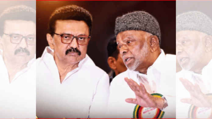 “கொளத்தூர் நிலவரம் குறித்து முன்கூட்டியே எச்சரித்தும்!”..  திமுக கூட்டணியில் தொடரலாமா? வேண்டாமா..? ஜூன் 20-ல் முடிவு‌‌.. காதர் மொய்தீன் பேச்சு.!!