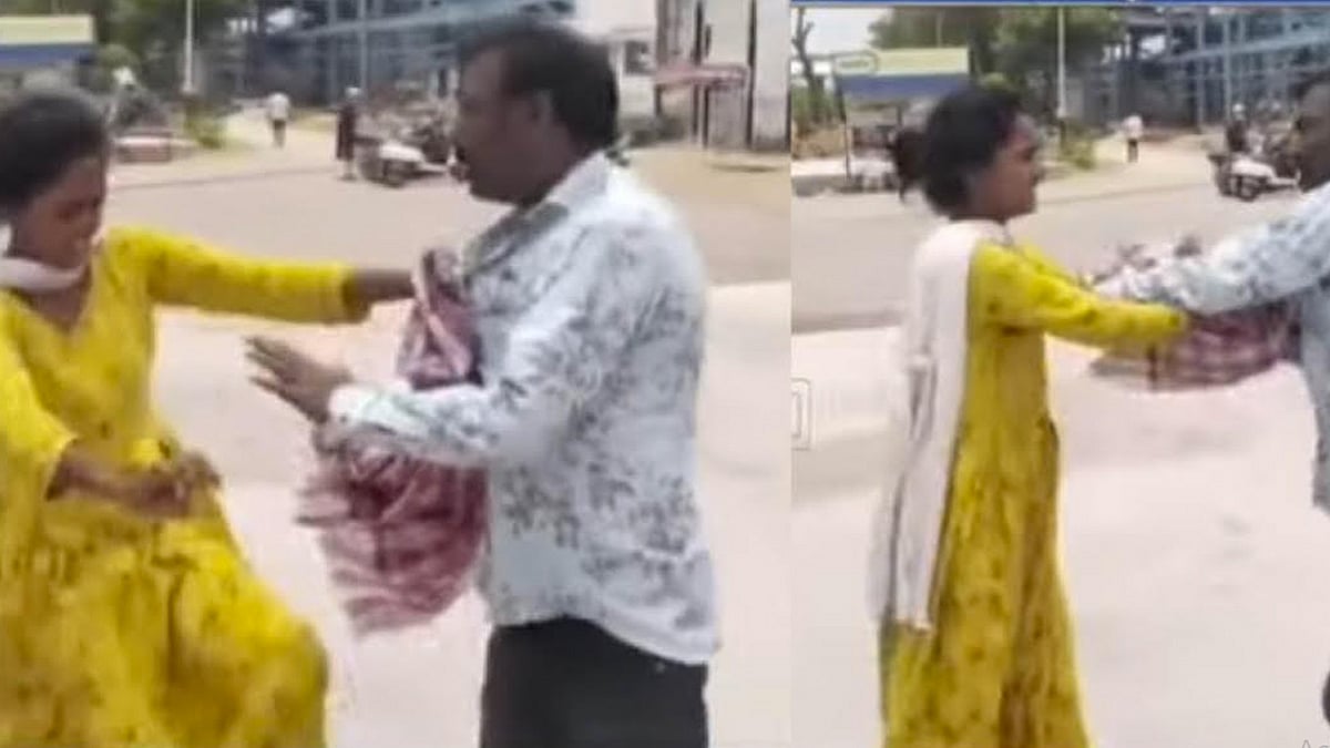 பயந்து ஓடுற காலம் போச்சு…! “வாலாட்டிய வாலிபரை செருப்பால் அடித்த பெண்… நடு ரோட்டில் துணிச்சலுடன் லெஃப்ட் அண்ட் ரைட் வாங்கிய சம்பவம்..!1
