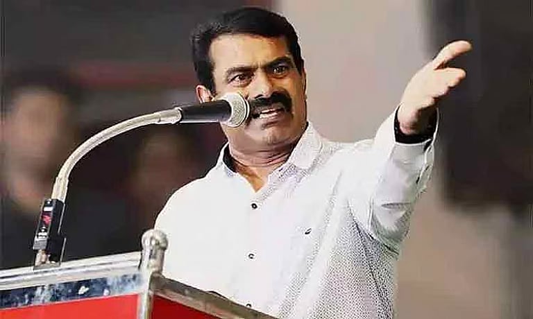 காங்கிரஸால் தனியா நின்னு டெபாசிட் கூட வாங்க முடியாது… எப்பவும் ஒரு பெரிய கட்சி சப்போர்ட்டுக்கு வேணும்… வெளுத்து வாங்கிய சீமான்… பரபரப்பு பேட்டி.!