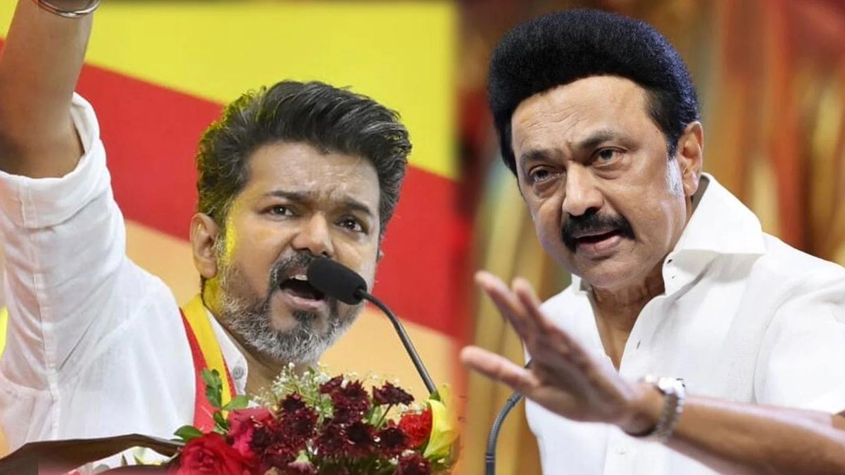TVK-வின் அசுர வளர்ச்சி..! “பயந்து போய் அரசியல லாபத்திற்காக அப்படி பேசும் திமுக” ‌‌… வெளுத்து வாங்கிய தவெக… தமிழக அரசியலில் புயல்.!