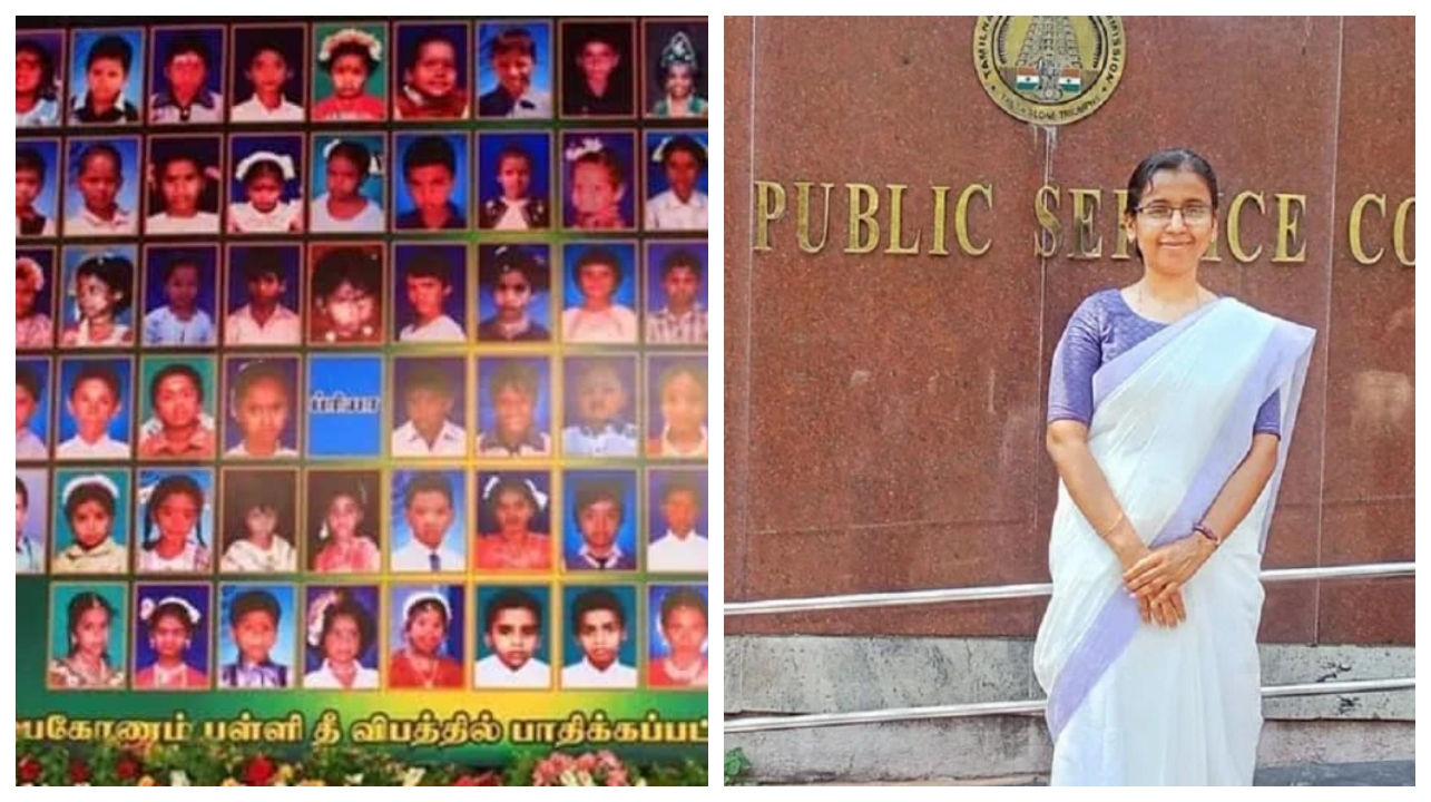 “அன்று மரண நெருப்பு… இன்று சப் கலெக்டர்..!” கும்பகோணம் பள்ளி தீ விபத்தில் இருந்து தப்பிய மாணவி குரூப்-1 தேர்வில் சரித்திரம் படைத்து சாதனை…!!