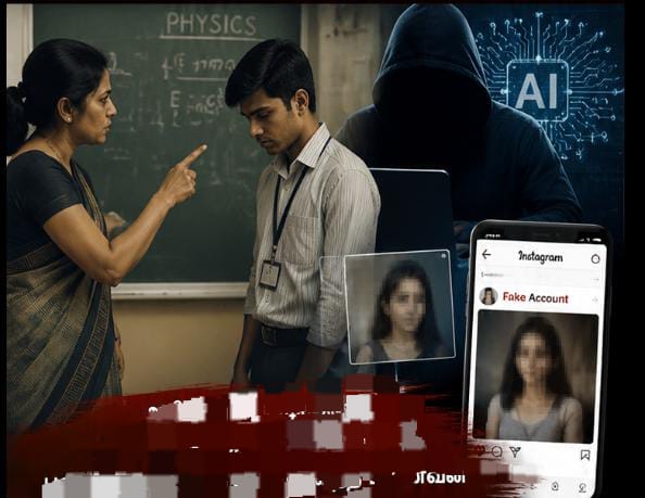 நல்ல படின்னு சொன்னது ஒரு குத்தமாடா..? “டீச்சரின் ஆபாச வீடியோக்களை இன்ஸ்டாவில் பரப்பிய 18 வயது மாணவன்”.. ஏஐ டெக்னாலஜியை வைத்து… இப்படி அவமானப்படுத்திட்டியே..? அதிர்ச்சி சம்பவம்.!