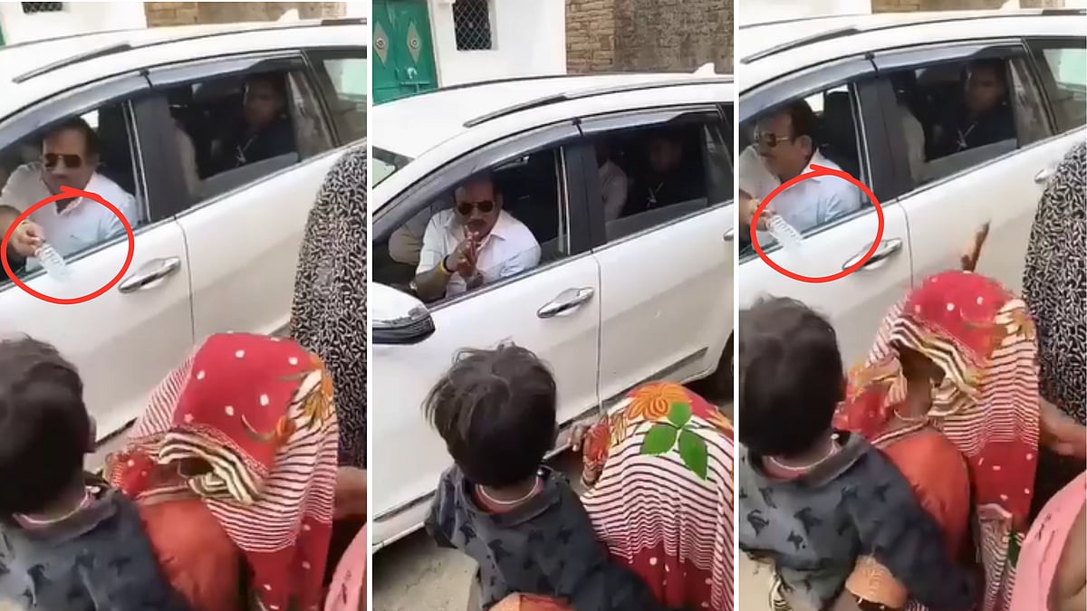 “குடிநீர் கேட்டுப் போராடிய பெண்ணுக்கு ₹10 பாட்டில்.. இதுதான் எம்.எல்.ஏ-வின் பதிலா…? அவமானத்தால் கொதிக்கும் பொதுமக்கள் … வைரலாகும் வீடியோ…!!!”
